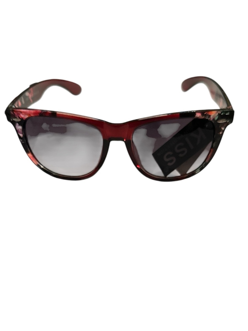 Tortoise Red Gradient Cat-Eye Sunglasses
#S11
